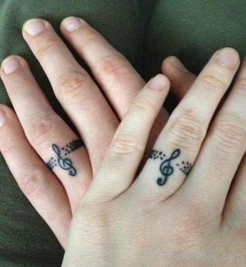 Beautiful Ring Tattoo For Girls-TB111