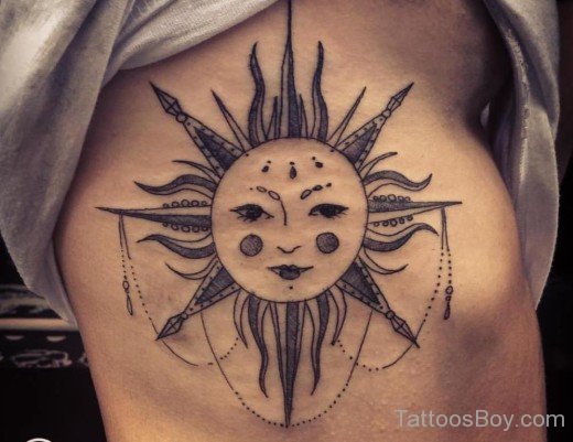 Beautiful Sun Tattoo