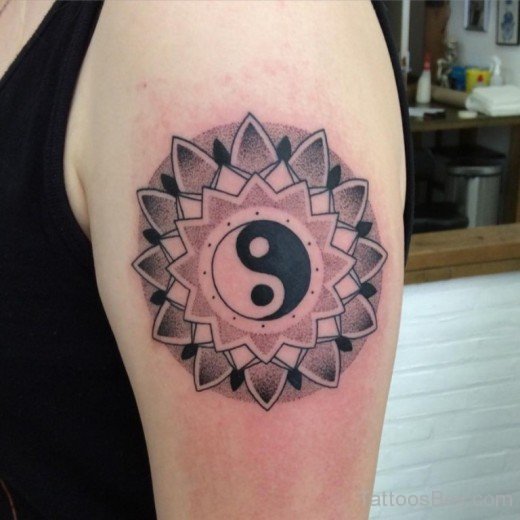 Beautiful Yin Yang Tattoo-TB1215