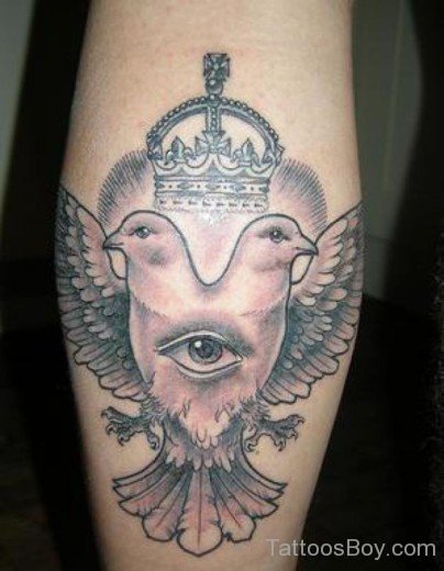 Bird And Crown Tattoo