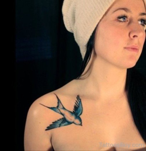 Bird Tattoo Design On Shoulder-TB105