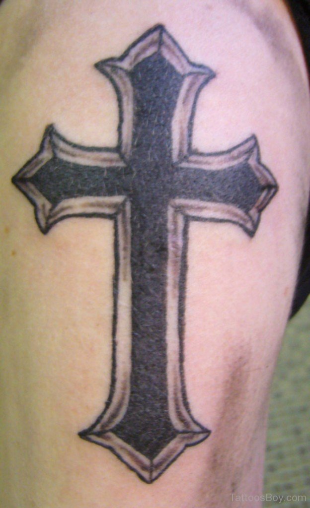 Black Cross Tattoo Design | Tattoo Designs, Tattoo Pictures
