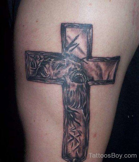 Black Cross Tattoo
