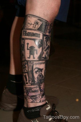 Black Leg Tattoo