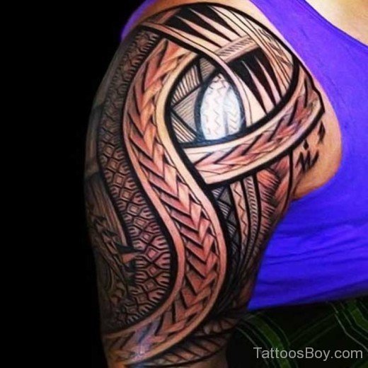 Black Maori Tribal Tattoo Design-TB1036