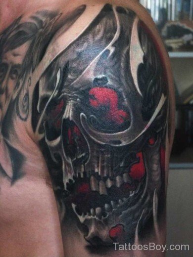 Black Skull Tattoo-TB1010
