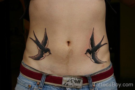 Black Sparrow Tattoo-Tb1026
