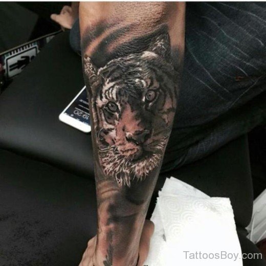 Black Tiger Tattoo 