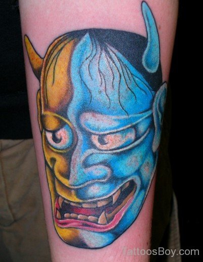 Blue Devil Tattoo