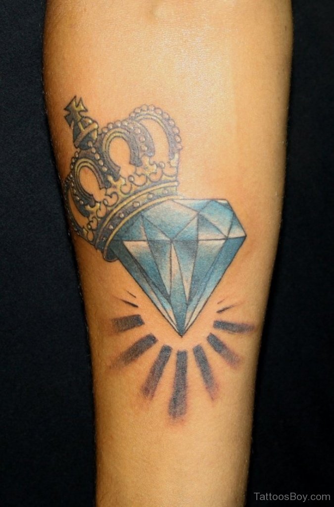 Micro-realistic crown tattoo for his little prince.