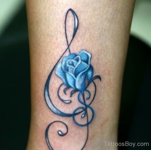 Blue Rose Tattoo