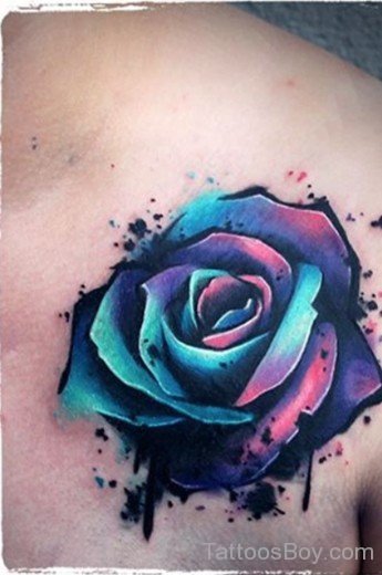 Blue Rose Tattoo