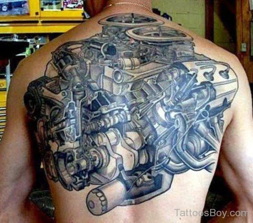 Car Engnie Tattoo