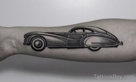 Car Tattoo On Wrist