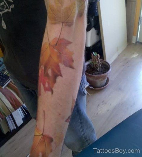 Leaf Tattoo 