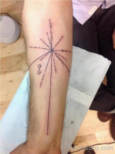 Compass Tattoo Design