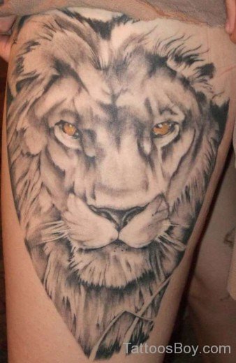 Cool Lion Tattoo