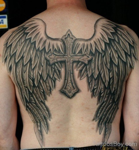 Cross Wings Tatttoo