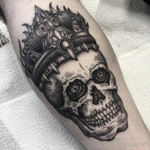 Crown Skull Tattoo