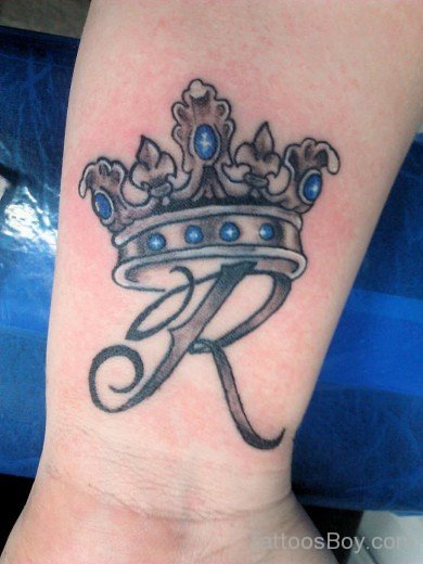 Crown Tattoo On Wrist