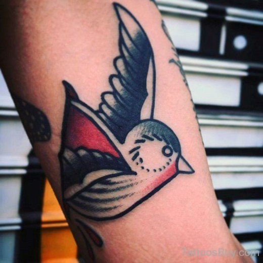 Cute Sparrow Tattoo-Tb1042