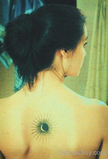  Sun And  Moon Tattoo-TB1027