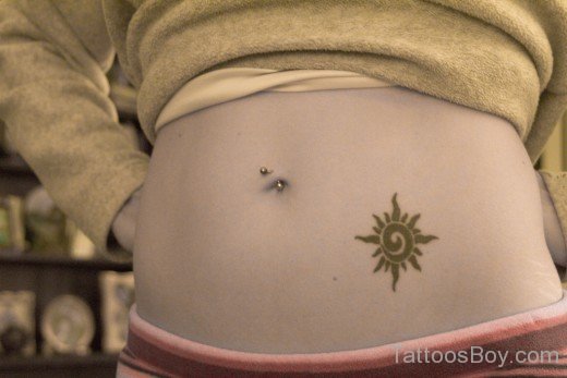 Cute Sun Tattoo-TB1028