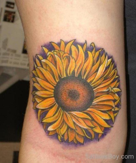 Cute Sunflower Tattoo-TB1224