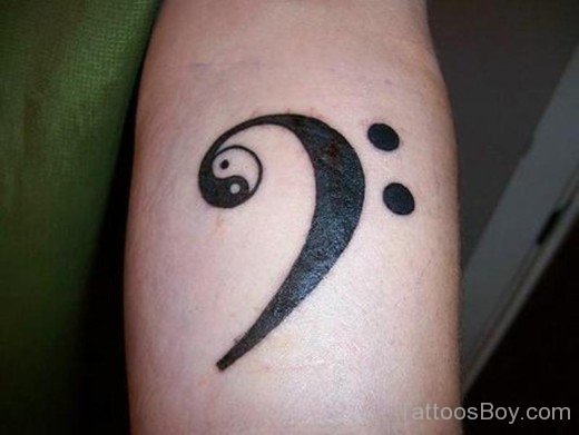 Cute Yin Yang Tattoo-TB1230