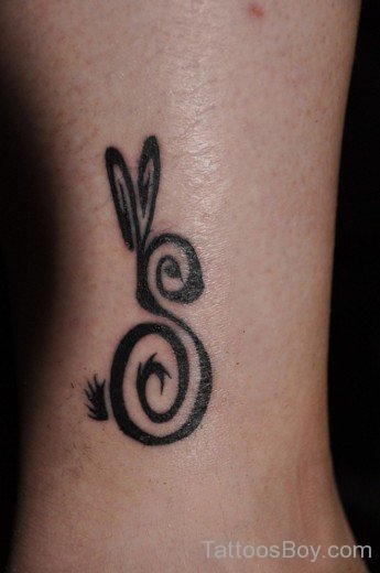 Rabbit Tattoo Design-TB135