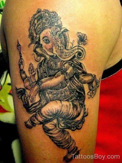 Dancing Ganesha Tattoo-TB1036