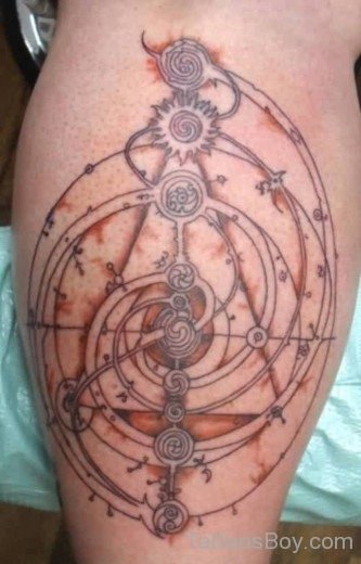 Dark Crystal Maps Tattoo