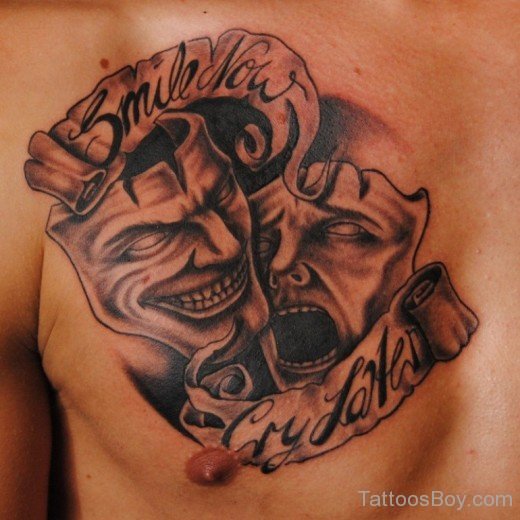 Demon Mask Tattoo-TB112