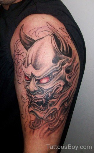 Devil Mask Tattoo