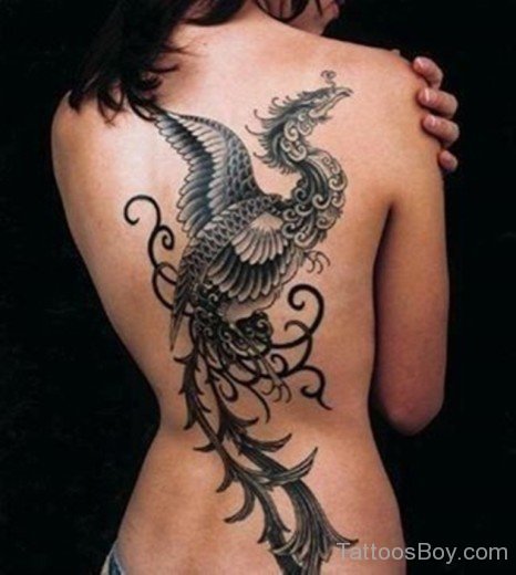 Dragon Tattoo On Back 