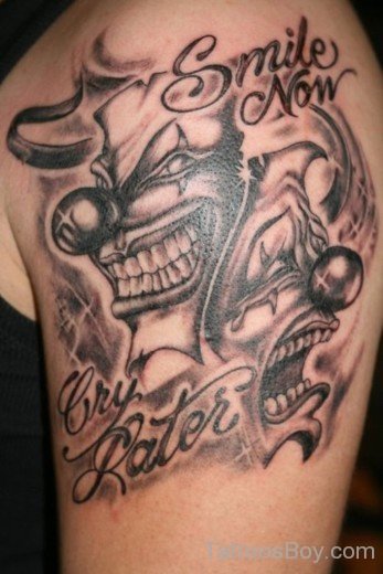 Drama Mask Tattoo-TB118