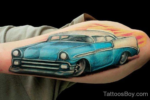 Elegant Car Tattoo