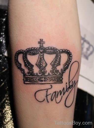 Elegant Crown Tattoo-TB1090