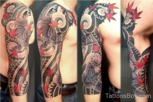 Elegant Half Sleeve Tattoo-TB1061