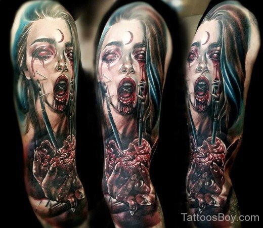 Elegant Horror Tattoo-TB1022