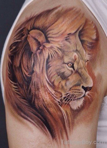 Elegant Lion Tattoo-TB1031