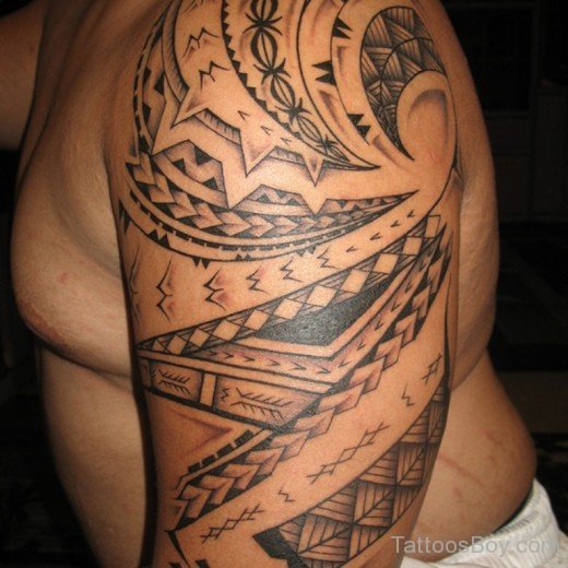 Elegant Maori Tribal Tattoo 8-TB1054