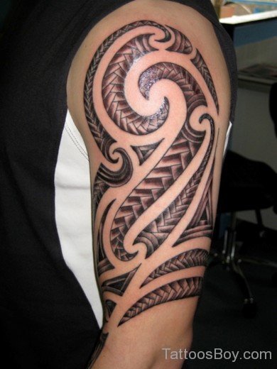 Elegant Maori Tribal Tattoo-TB1058