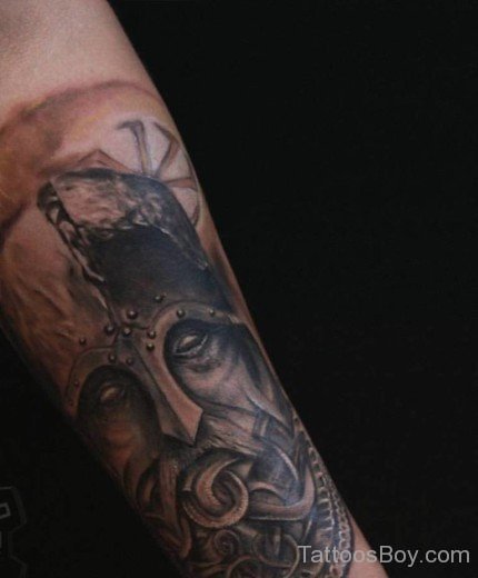 Elegant Pagan Tattoo On Arm