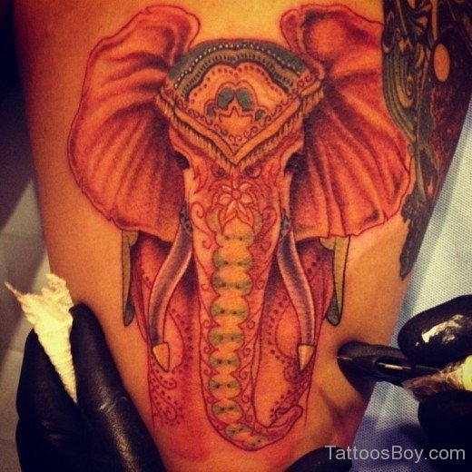Awful Elephant Tattoo 