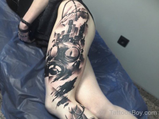 Ellegant Leg Tattoo-TB1049