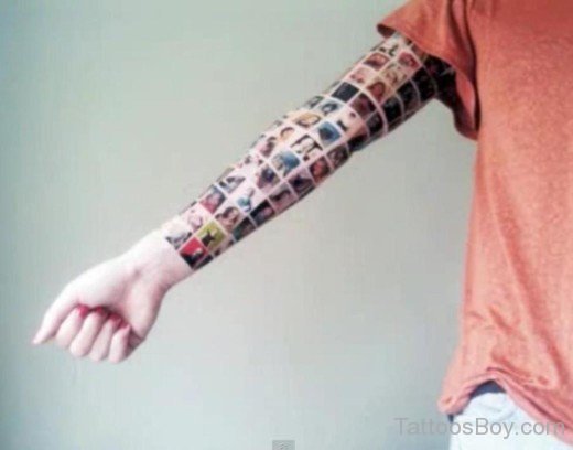 Fancy Full Sleeve Tattoo - TB109