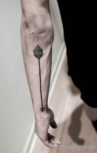 Fantastic Arrow Tattoo On Arm -TB1448