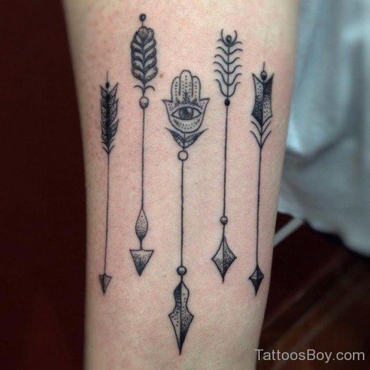 Fantastic Arrow Tattoo 