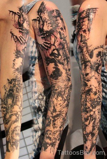 Fantastic Full sleeve Tattoo-TB1066